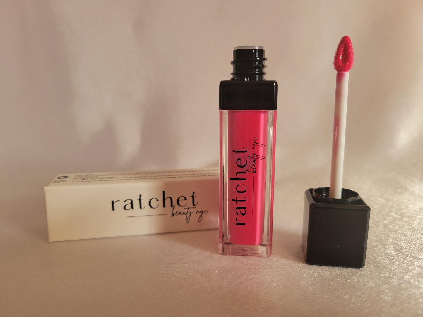 Hot Pink Lip Gloss