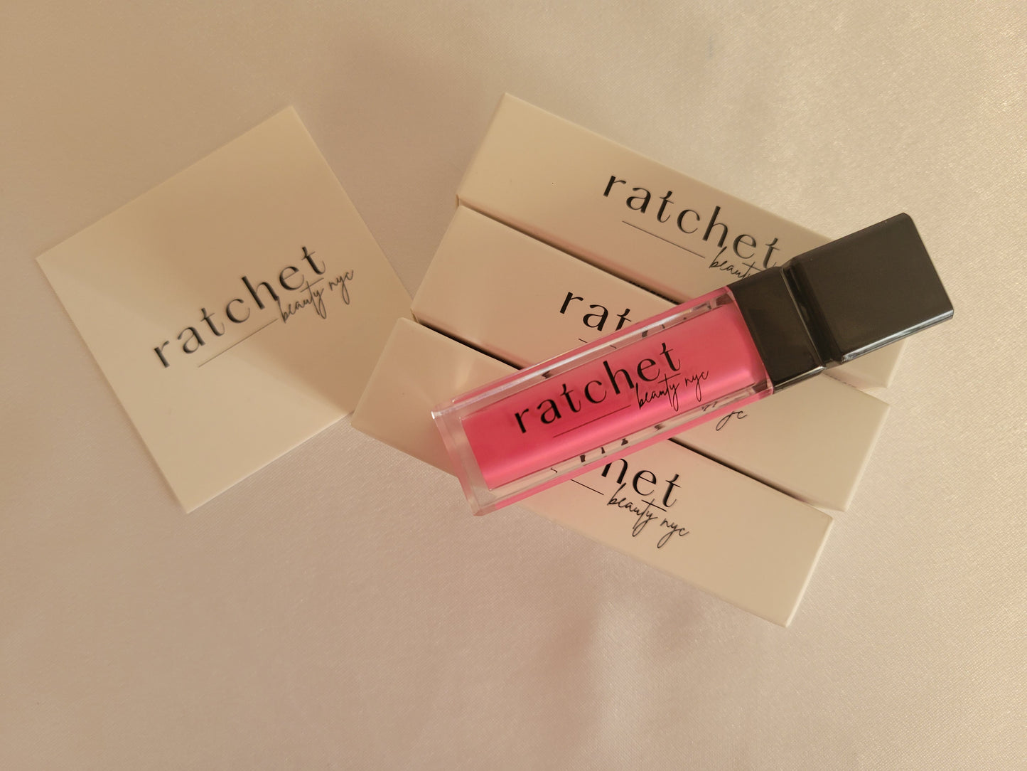 Hot Pink Lip Gloss