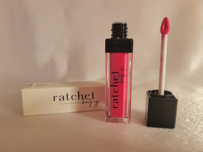 Hot Pink Lip Gloss